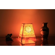 Orange Single Flower Lamp Shade
