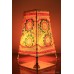 Yellow & Pink Flowers (squared cone) Lamp Shade