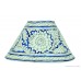 Blue Flower (broad cone) Lamp Shade