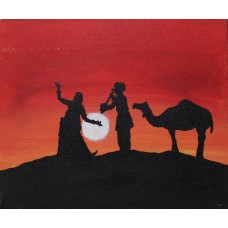 Lady with Camel and Man